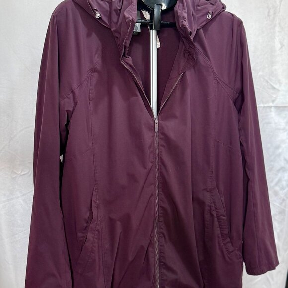 lululemon athletica Jackets & Blazers - Lululemon | Hooded Zip Jacket Plum | Size 10